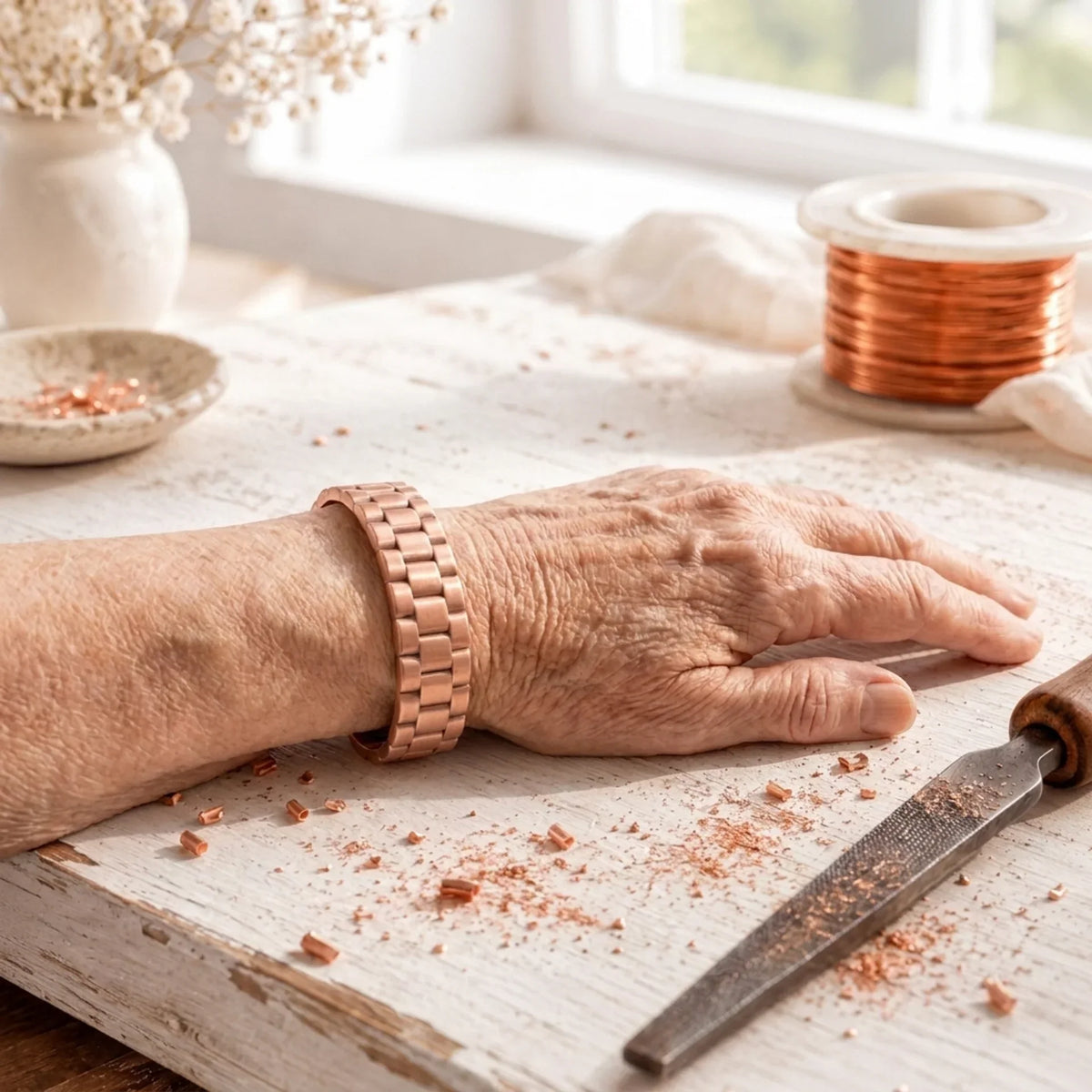 Cobre Ashlar Heren Pulseira