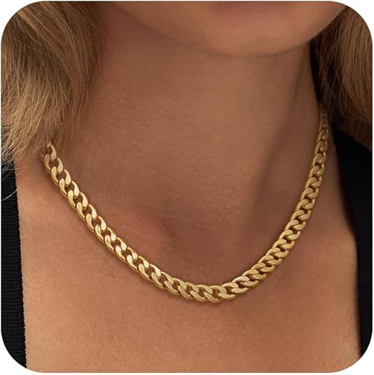 Cavaro™ | Colar Chunky em Ouro com Elos Cuban Link