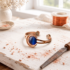 Pulseira Croissant em Cobre Rosa