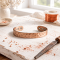Pulseira de Cobre Texturizado