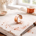 Cobre Ember: Anel Elegante