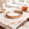 Pulseira Shingle em Cobre Rosa